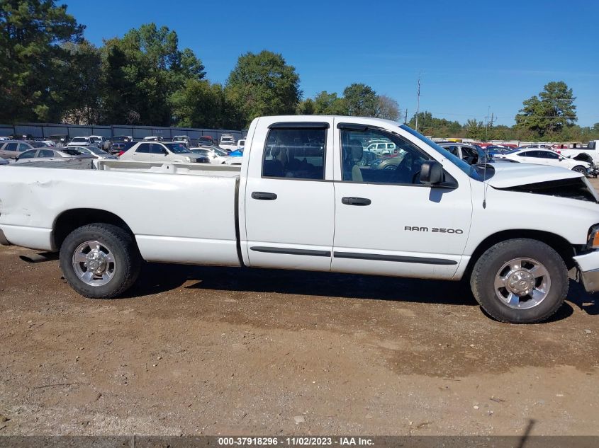 2005 Dodge Ram 2500 Slt VIN: 3D7KR28CX5G704076 Lot: 37918296