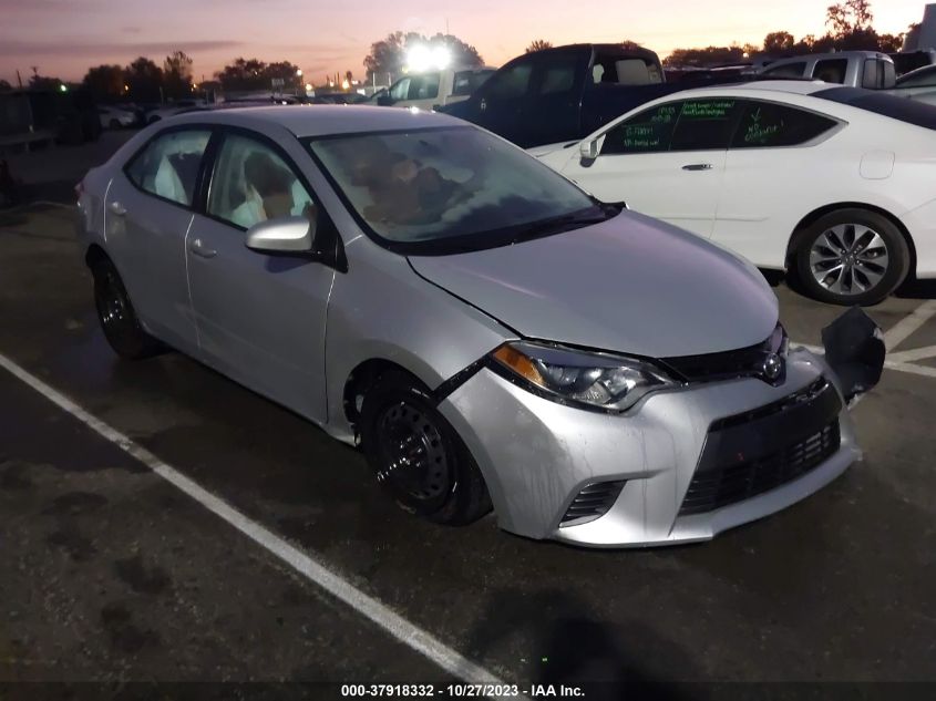 2016 Toyota Corolla Le VIN: 2T1BURHE1GC538689 Lot: 37918332