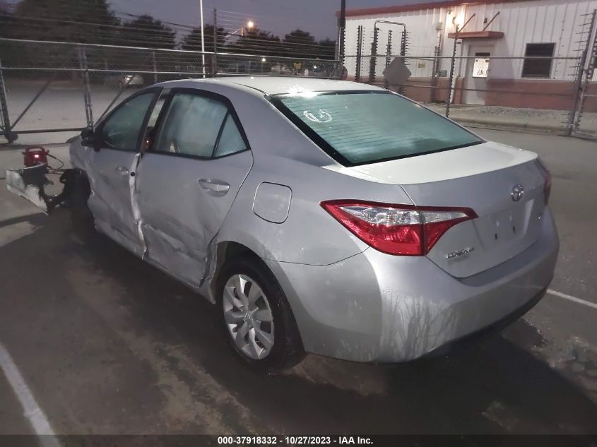 2016 Toyota Corolla Le VIN: 2T1BURHE1GC538689 Lot: 37918332