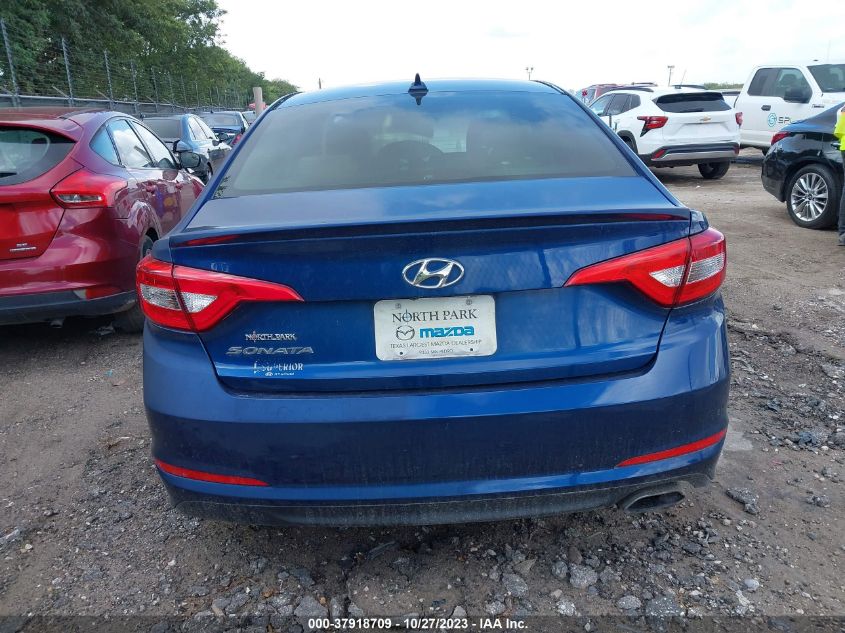 2015 Hyundai Sonata 2.4L Se VIN: 5NPE24AF8FH224557 Lot: 37918709