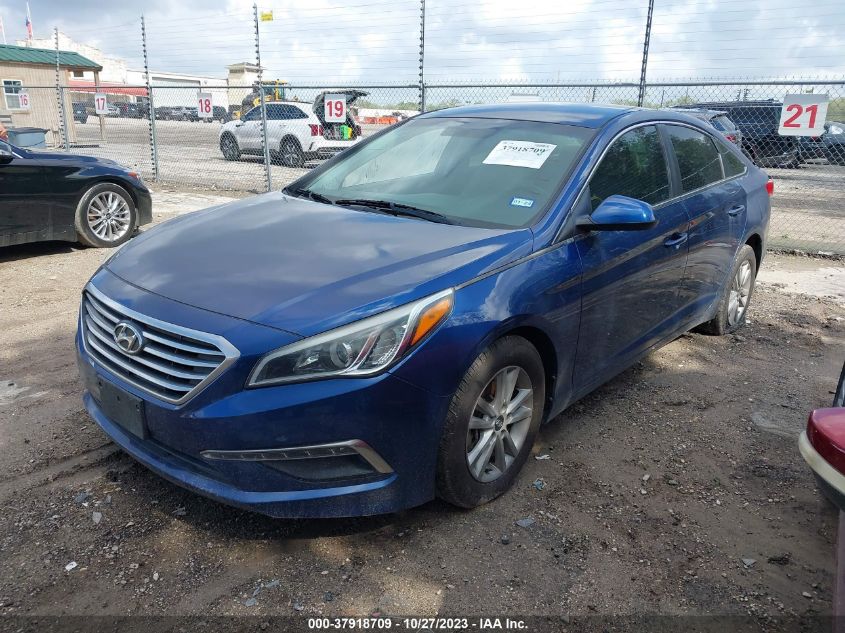 2015 Hyundai Sonata 2.4L Se VIN: 5NPE24AF8FH224557 Lot: 37918709