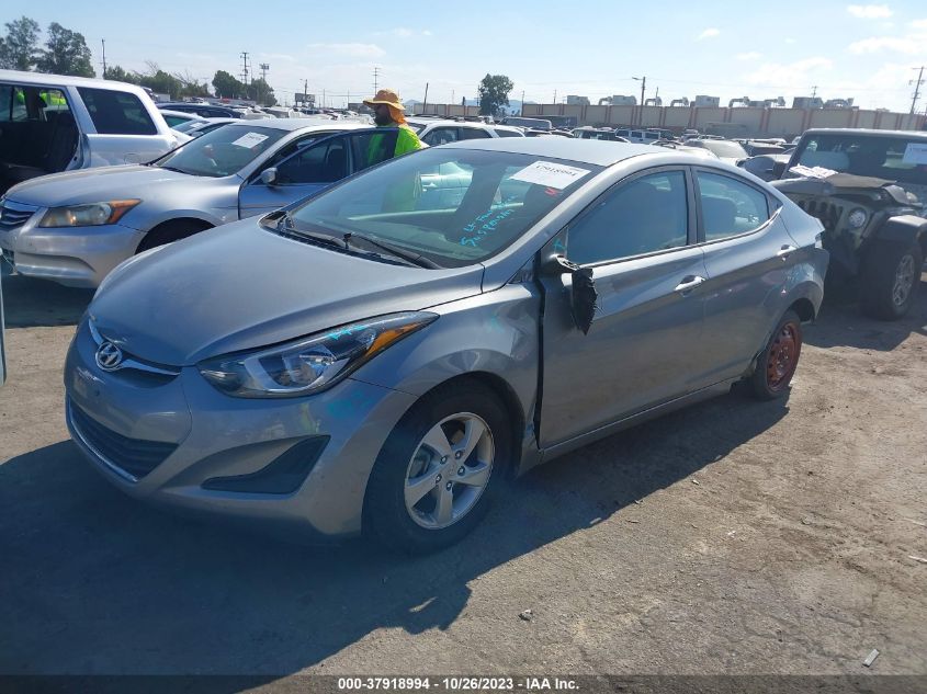 2014 Hyundai Elantra Se VIN: KMHDH4AE7EU203216 Lot: 37918994