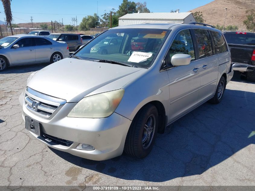 2006 Honda Odyssey Touring VIN: 5FNRL388X6B031650 Lot: 37919109