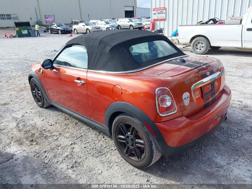 2012 Mini Cooper Roadster VIN: WMWSY1C55CT311521 Lot: 37919134