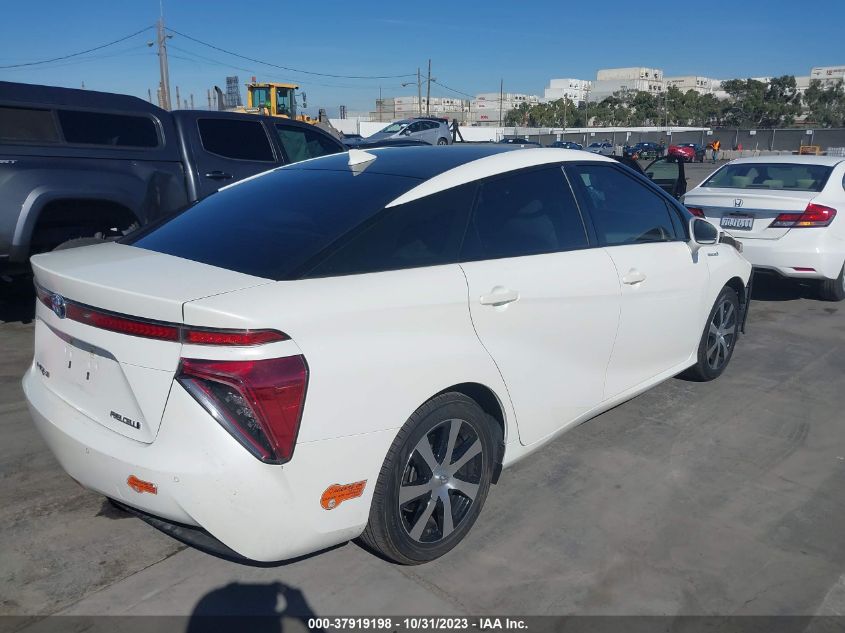 2017 Toyota Mirai VIN: JTDBVRBD1HA002182 Lot: 37919198