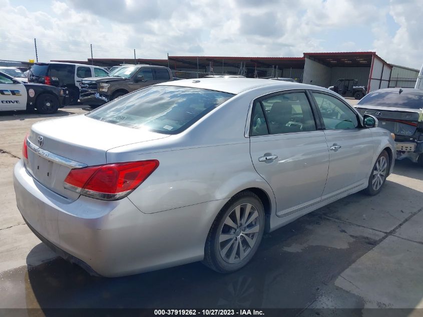 2011 Toyota Avalon VIN: 4T1BK3DB3BU391796 Lot: 37919262