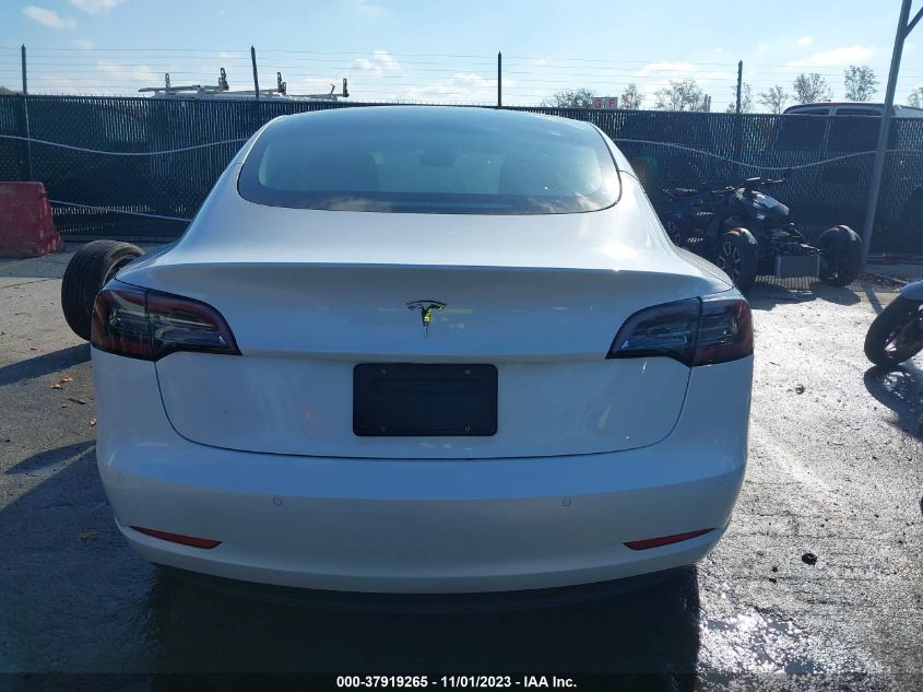 2021 Tesla Model 3 Standard Range Plus VIN: 5YJ3E1EA1MF041959 Lot: 37919265