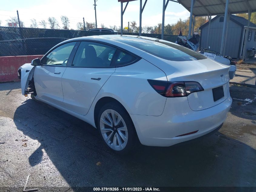 2021 Tesla Model 3 Standard Range Plus VIN: 5YJ3E1EA1MF041959 Lot: 37919265