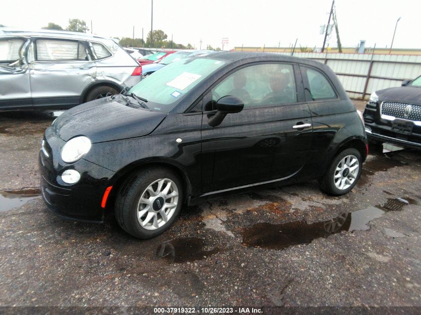 2017 Fiat 500 Pop VIN: 3C3CFFKR2HT588383 Lot: 37919322