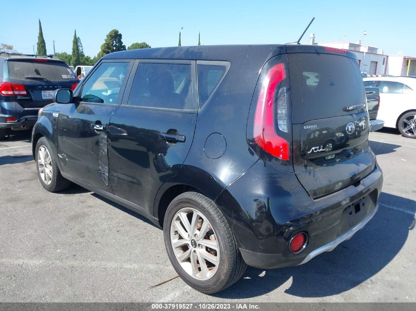 2018 Kia Soul + VIN: KNDJP3A52J7530457 Lot: 37919527