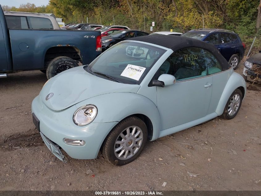 2005 Volkswagen New Beetle Convertible Gls VIN: 3VWCM31YX5M367383 Lot: 37919681