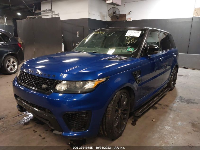 2016 Land Rover Range Rover Sport 5.0L V8 Supercharged Svr VIN: SALWZ2EF4GA563946 Lot: 37919855