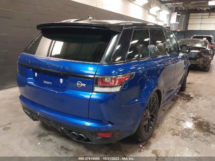 2016 Land Rover Range Rover Sport 5.0L V8 Supercharged Svr VIN: SALWZ2EF4GA563946 Lot: 37919855