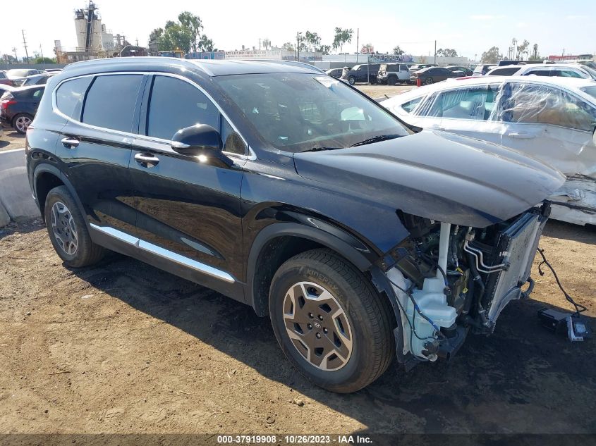 2022 Hyundai Santa Fe Hybrid Blue VIN: KM8S2DA10NU047445 Lot: 37919908