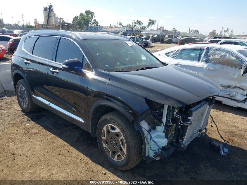 2022 Hyundai Santa Fe Hybrid Blue VIN: KM8S2DA10NU047445 Lot: 37919908