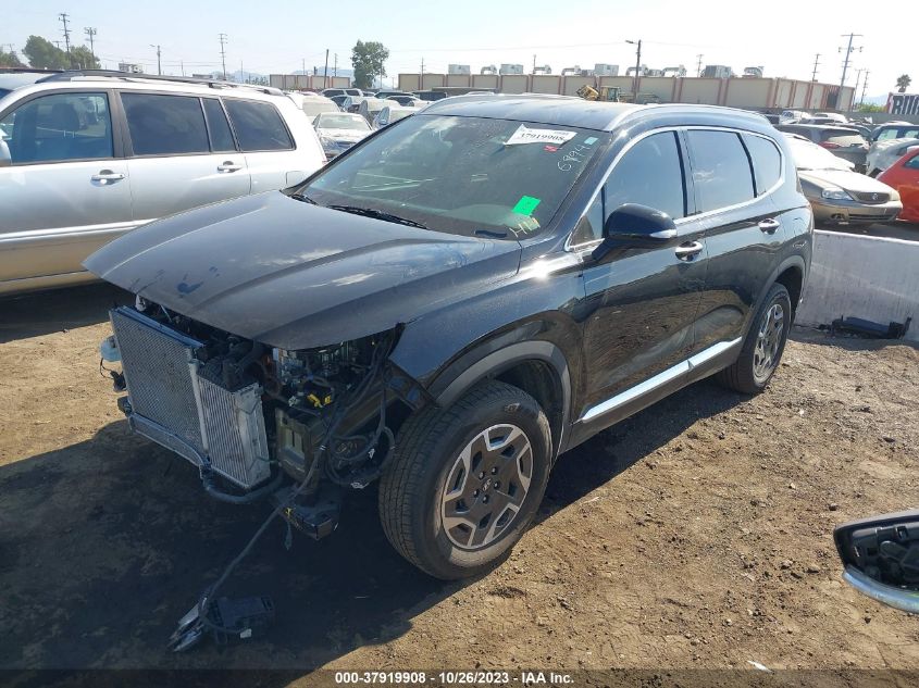 2022 Hyundai Santa Fe Hybrid Blue VIN: KM8S2DA10NU047445 Lot: 37919908