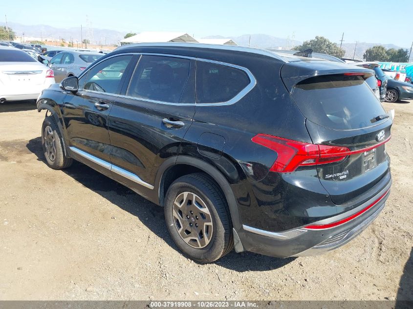 2022 Hyundai Santa Fe Hybrid Blue VIN: KM8S2DA10NU047445 Lot: 37919908