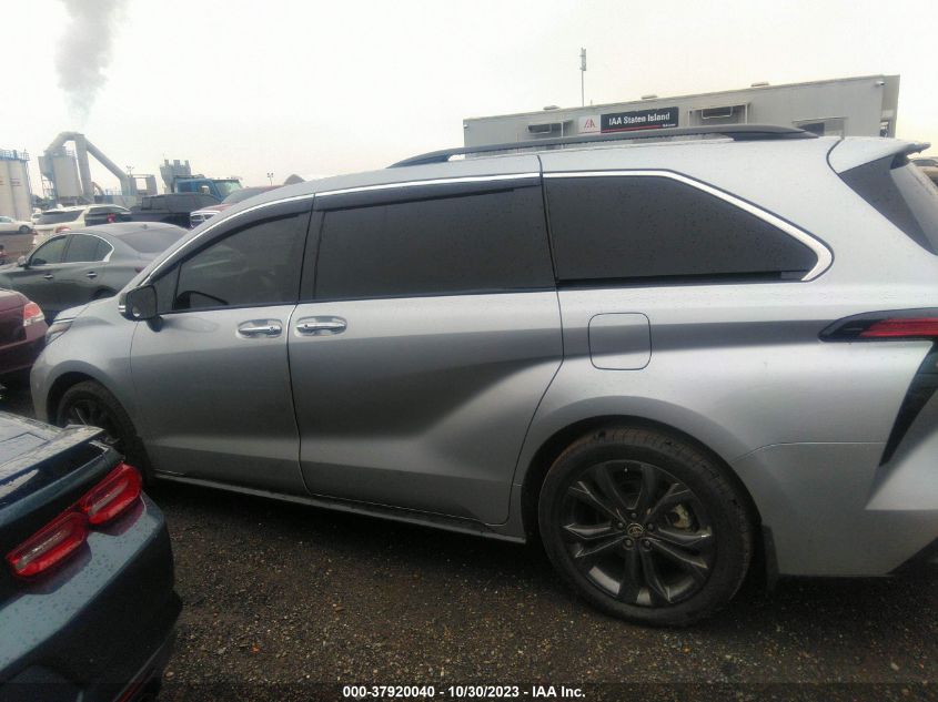 2022 Toyota Sienna Xse VIN: 5TDDRKEC5NS089414 Lot: 37920040