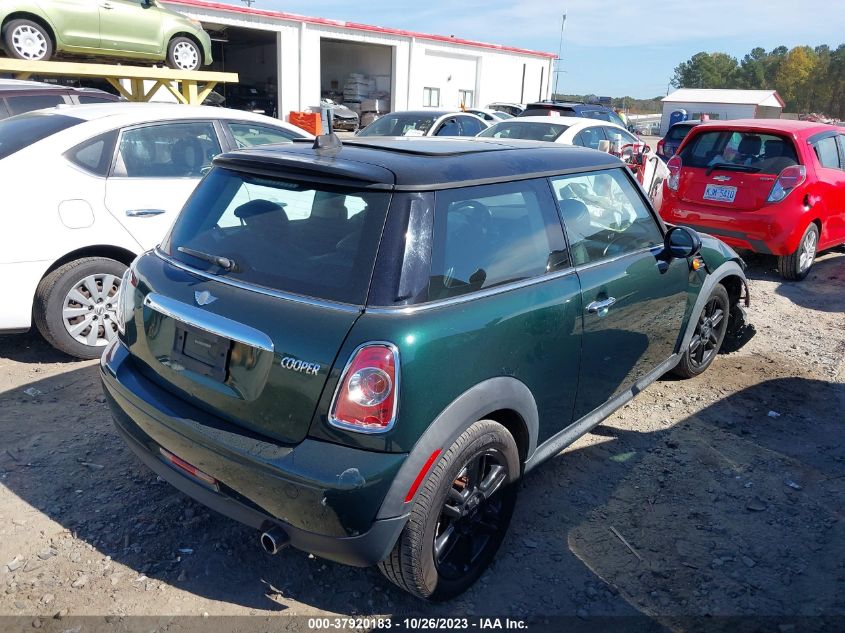 2012 Mini Cooper Hardtop VIN: WMWSU3C52CT255562 Lot: 37920183