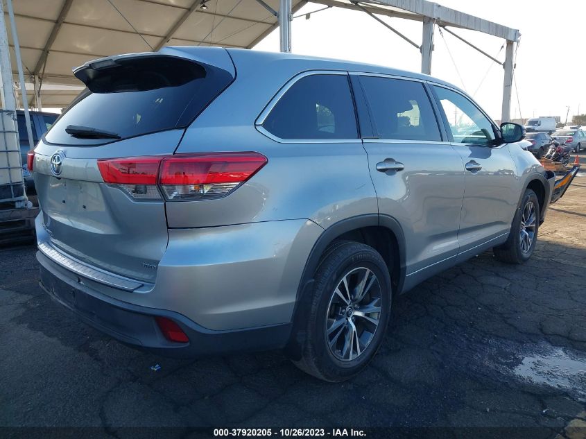 2017 Toyota Highlander Le VIN: 5TDBZRFH3HS361618 Lot: 37920205