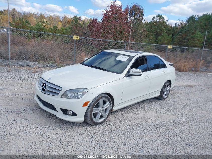 2009 Mercedes-Benz C-Class 3.0L VIN: WDDGF54X79F262731 Lot: 37920257