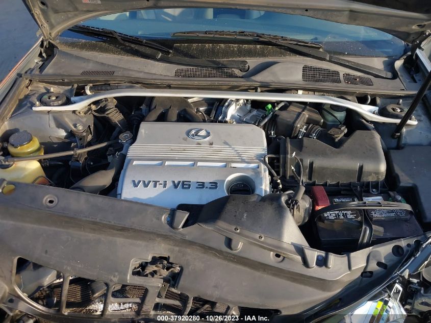 2005 Lexus Es 330 VIN: JTHBA30G455131980 Lot: 37920280