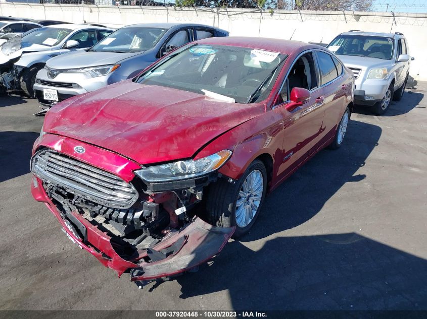 2016 Ford Fusion Se Hybrid VIN: 3FA6P0LU6GR304552 Lot: 37920448