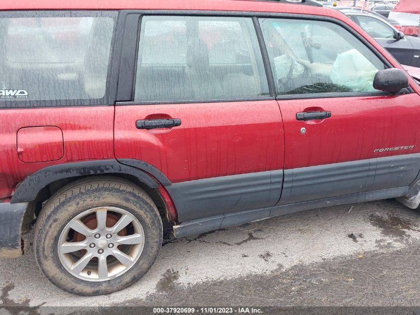 2002 Subaru Forester L VIN: JF1SF63512H725750 Lot: 37920699