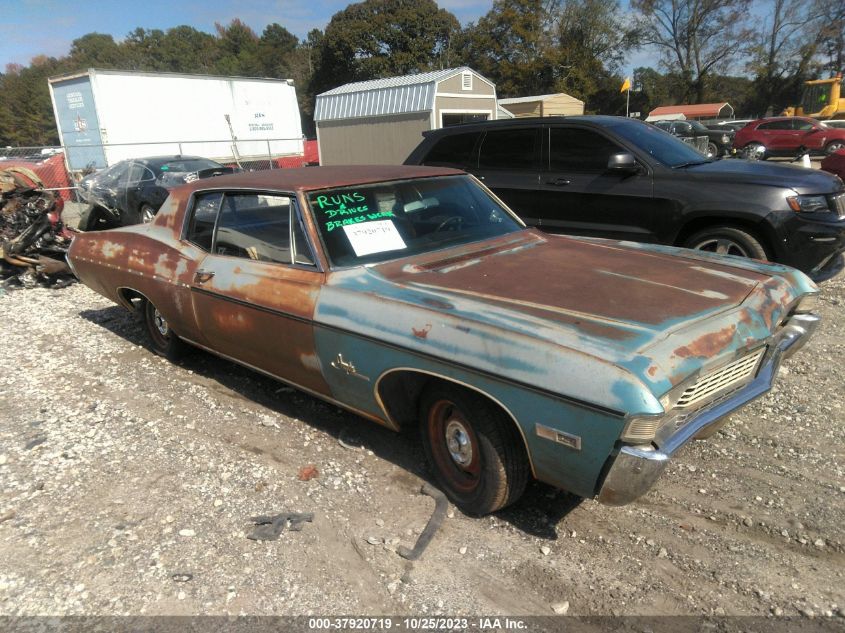 1968 Chevrolet Impala VIN: 164478D151819 Lot: 37920719