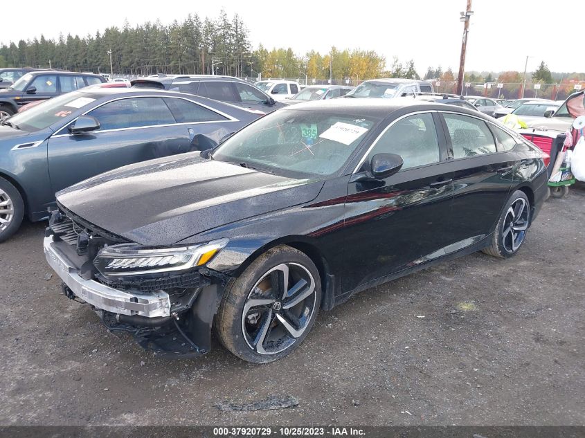 2021 Honda Accord Sedan Sport VIN: 1HGCV1F30MA049352 Lot: 37920729