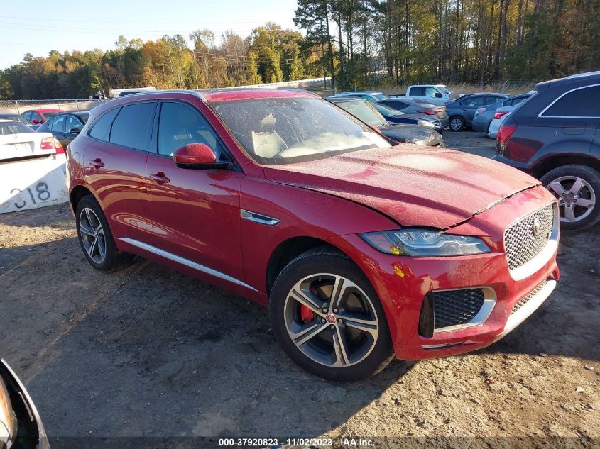 2019 Jaguar F-Pace S VIN: SADCM2FV5KA351732 Lot: 37920823