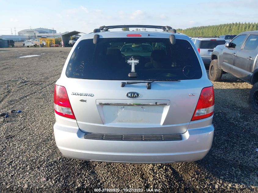 2006 Kia Sorento Lx/Ex VIN: KNDJC733X65581089 Lot: 37920920