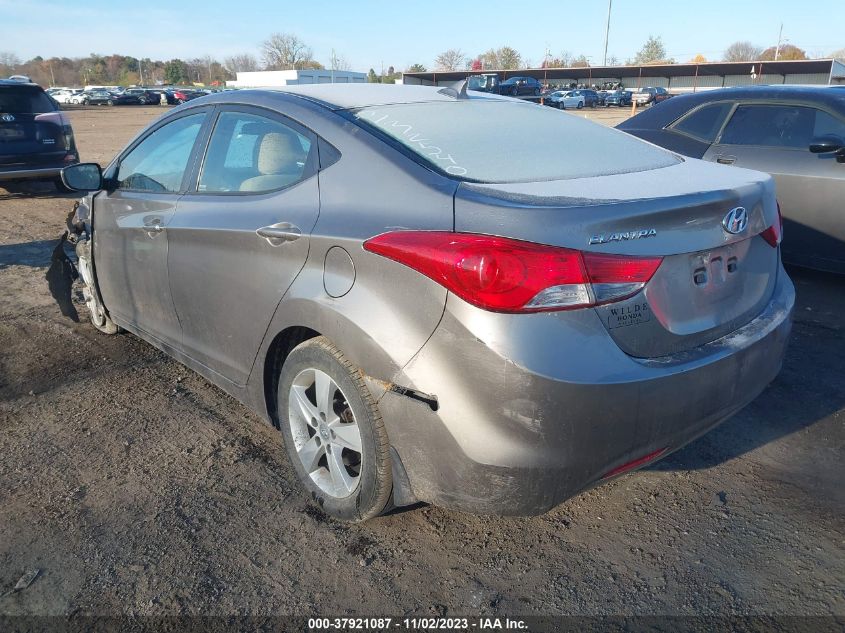 2013 Hyundai Elantra Gls Pzev VIN: 5NPDH4AE7DH332540 Lot: 37921087