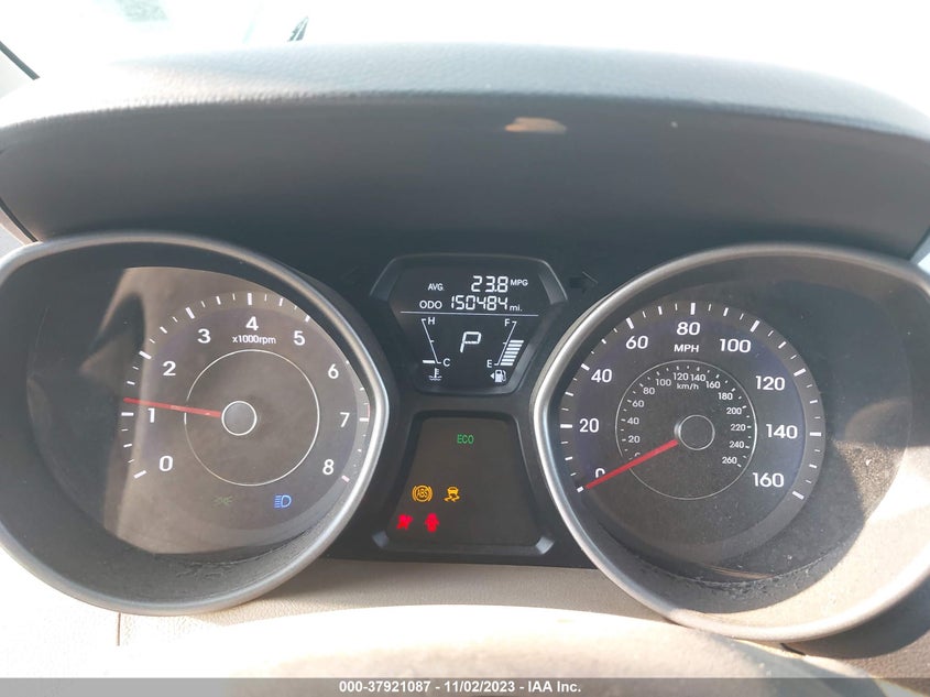 2013 Hyundai Elantra Gls Pzev VIN: 5NPDH4AE7DH332540 Lot: 37921087