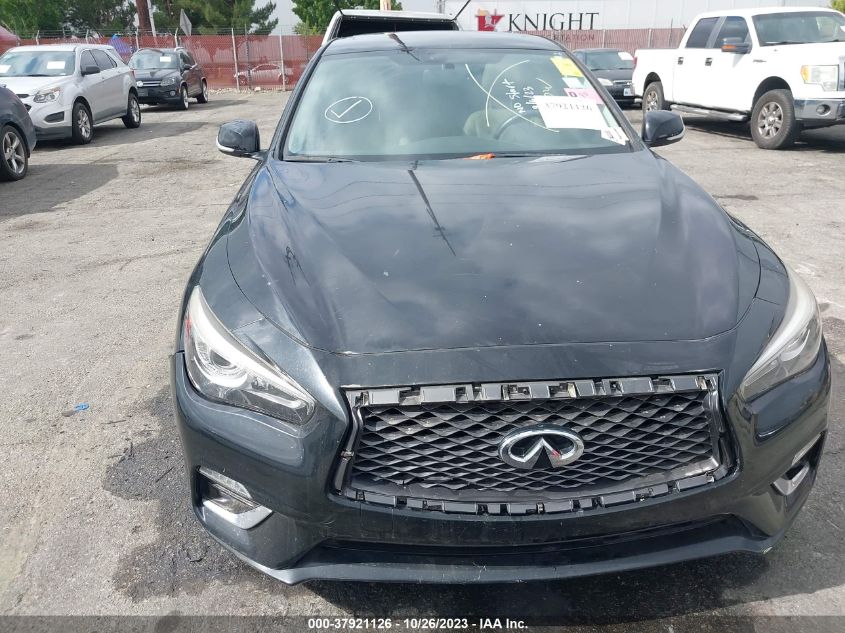 2018 Infiniti Q50 3.0T Luxe VIN: JN1EV7AP5JM354329 Lot: 37921126