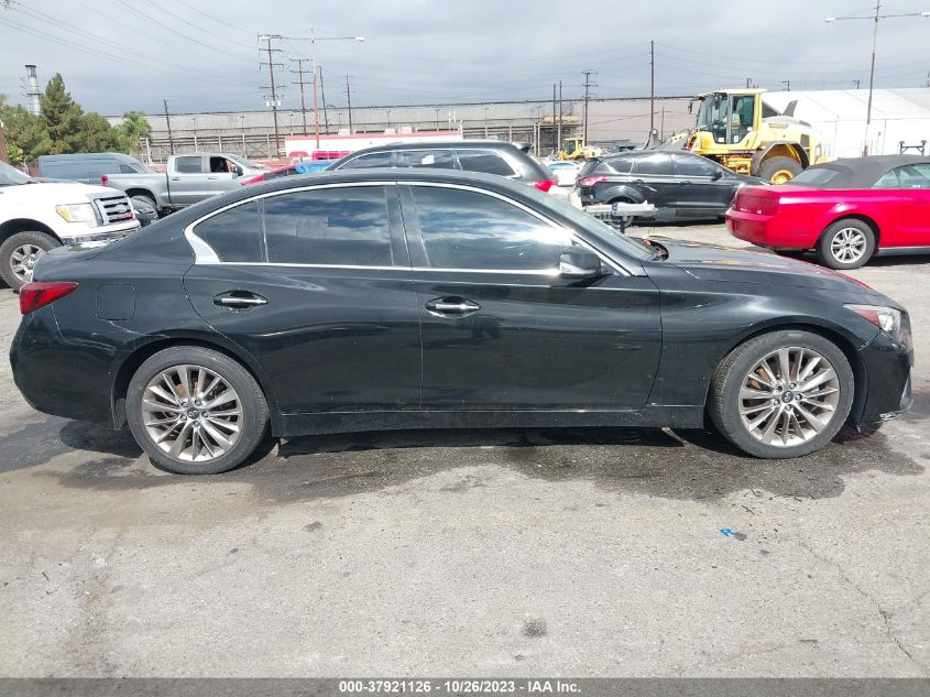 2018 Infiniti Q50 3.0T Luxe VIN: JN1EV7AP5JM354329 Lot: 37921126