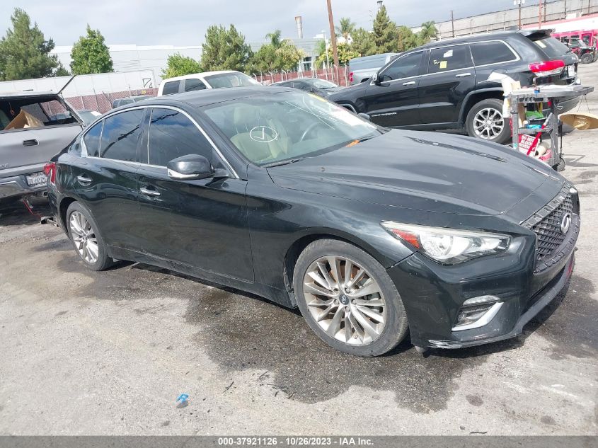 2018 Infiniti Q50 3.0T Luxe VIN: JN1EV7AP5JM354329 Lot: 37921126