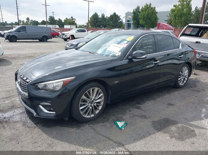 2018 Infiniti Q50 3.0T Luxe VIN: JN1EV7AP5JM354329 Lot: 37921126