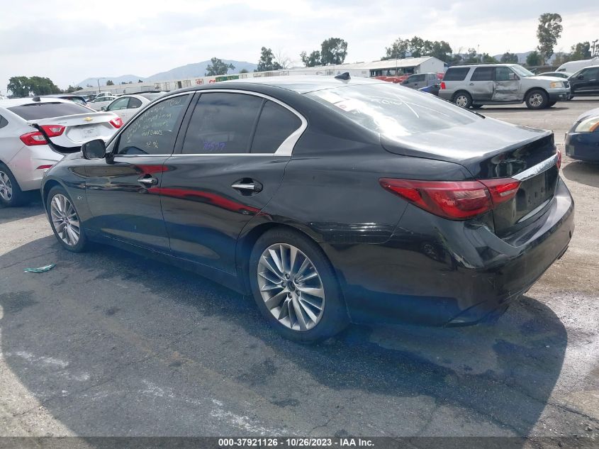 2018 Infiniti Q50 3.0T Luxe VIN: JN1EV7AP5JM354329 Lot: 37921126