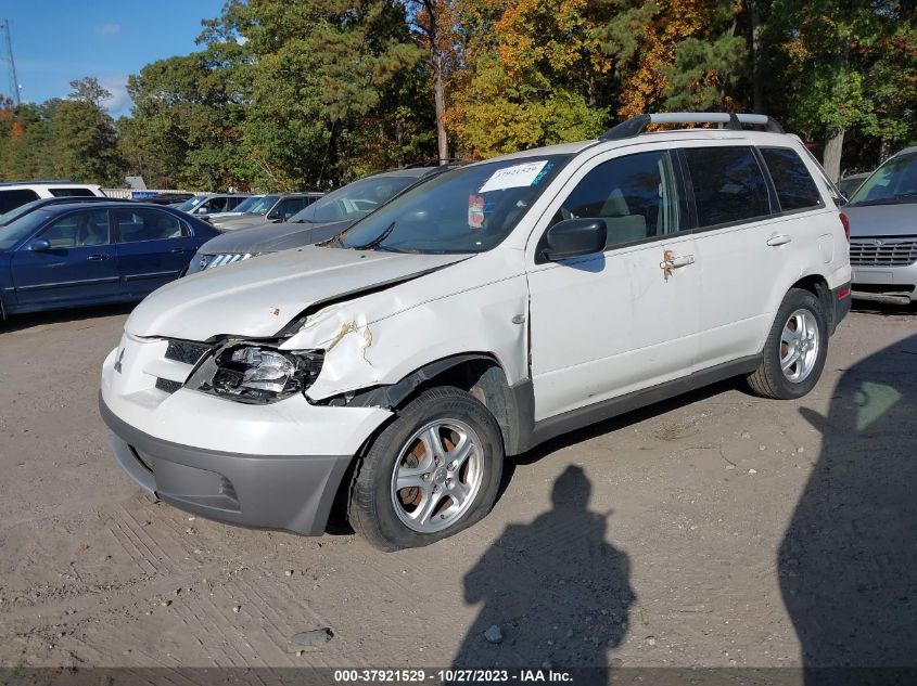 2003 Mitsubishi Outlander Ls VIN: JA4LX31G63U072804 Lot: 37921529