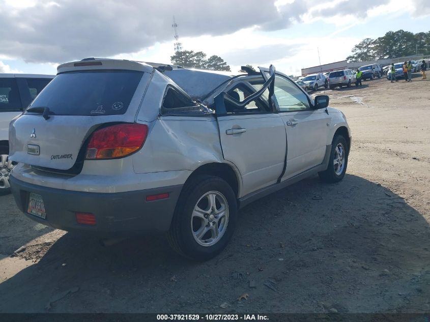 2003 Mitsubishi Outlander Ls VIN: JA4LX31G63U072804 Lot: 37921529