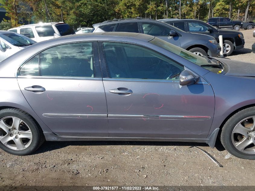 2008 Acura Rl VIN: JH4KB16558C001309 Lot: 37921577