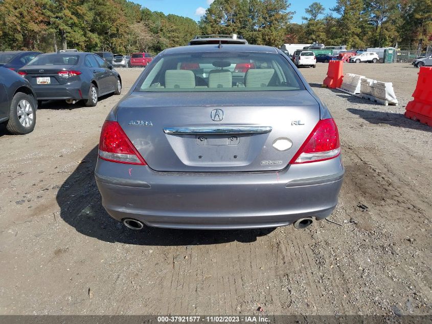 2008 Acura Rl VIN: JH4KB16558C001309 Lot: 37921577