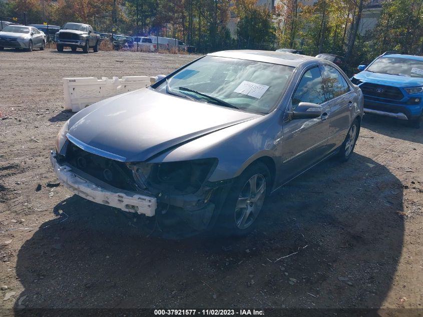 2008 Acura Rl VIN: JH4KB16558C001309 Lot: 37921577