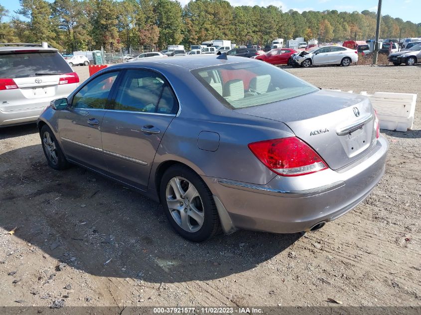 2008 Acura Rl VIN: JH4KB16558C001309 Lot: 37921577