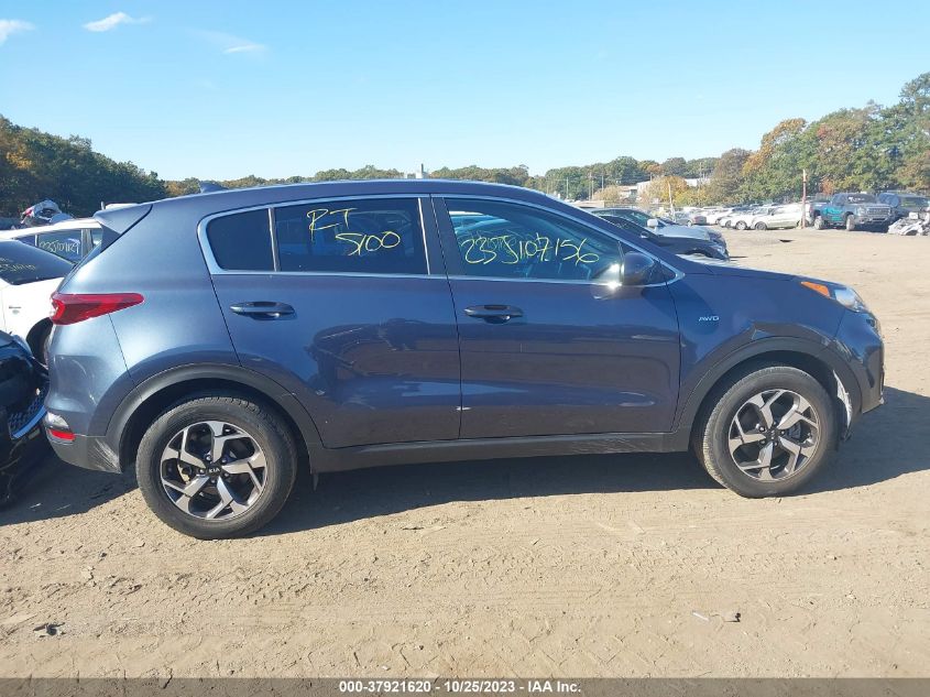 2021 Kia Sportage Lx VIN: KNDPMCAC7M7845017 Lot: 37921620