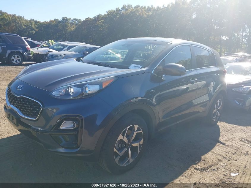 2021 Kia Sportage Lx VIN: KNDPMCAC7M7845017 Lot: 37921620