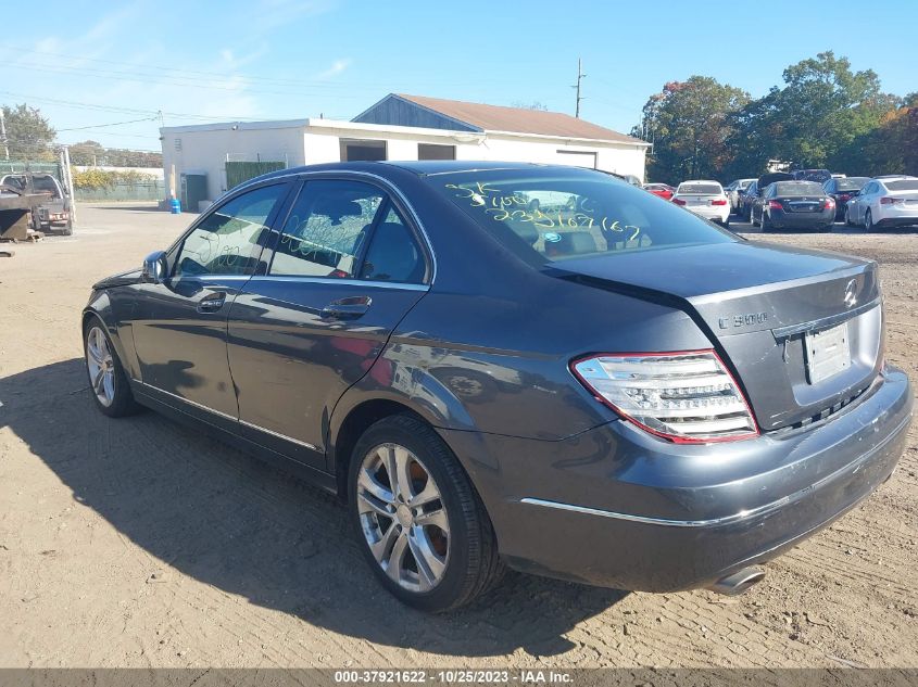 2013 Mercedes-Benz C-Class C 300 VIN: WDDGF8AB3DR249718 Lot: 37921622