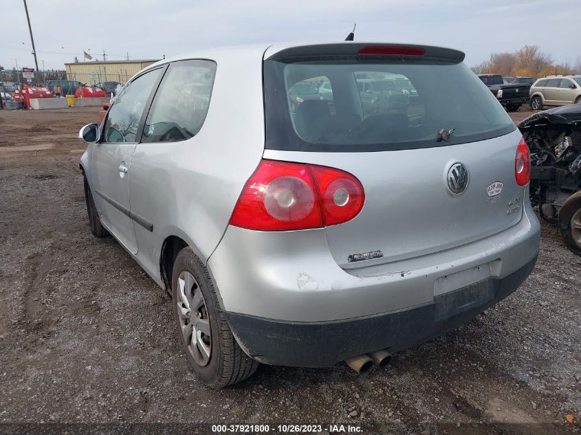 2008 Volkswagen Rabbit S VIN: WVWBB71K58W326378 Lot: 37921800