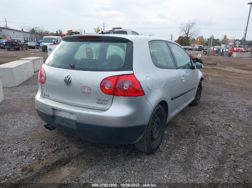 2008 Volkswagen Rabbit S VIN: WVWBB71K58W326378 Lot: 37921800